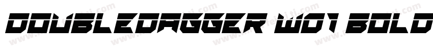 DoubleDagger W01 Bold字体转换